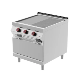 Plita electrica neteda-striata cu cuptor Desco FTE92EC